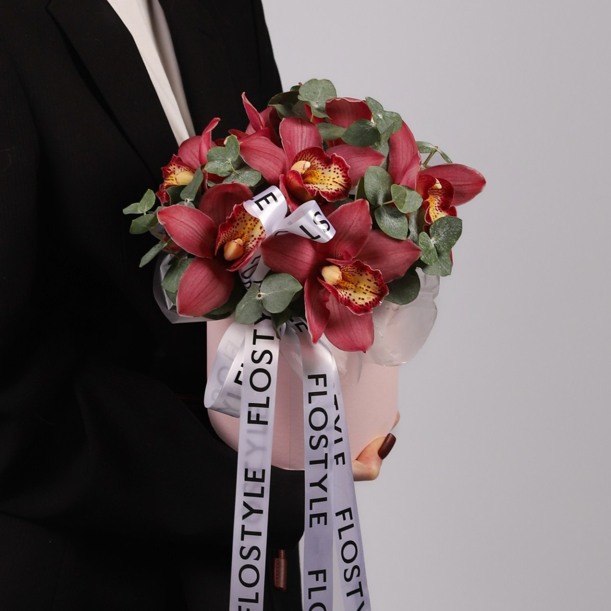 orhideya buket v korobke 4